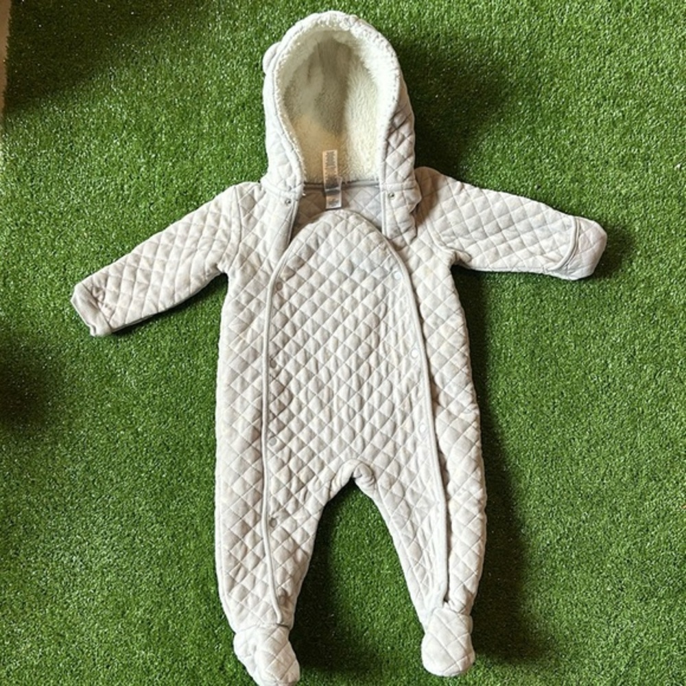 Nordstrom Baby Quilted Bunting - Worn Sz 12M